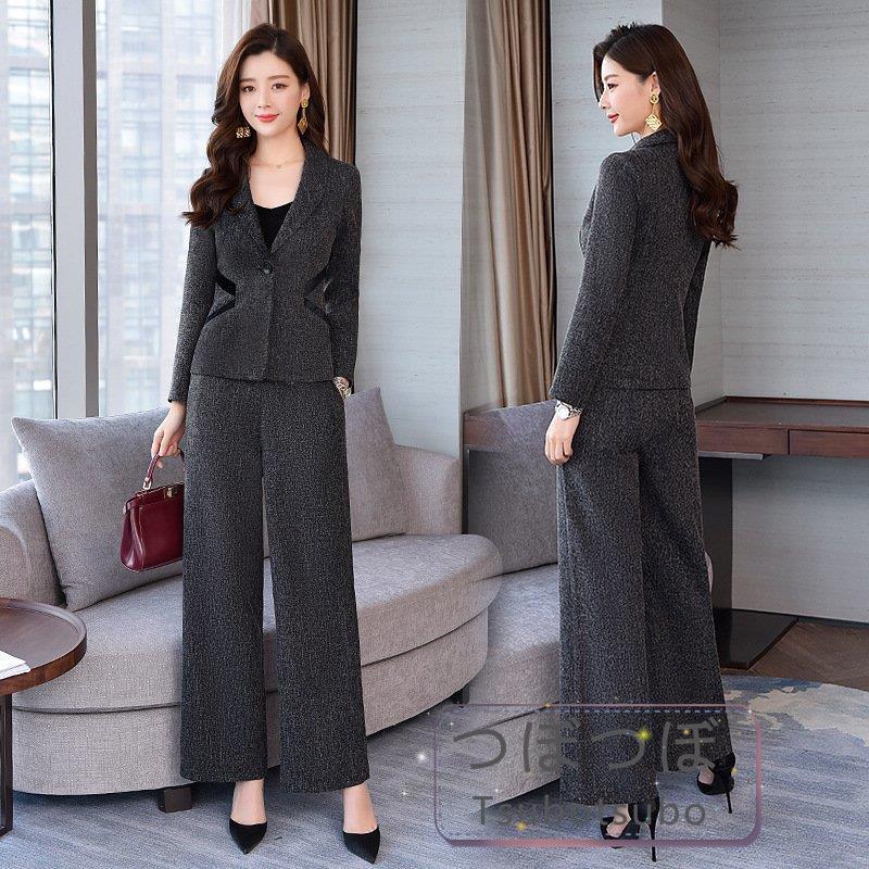 激安正規品 ワイドパンツ ジャケット 秋冬 パンツスーツ レディース セットアップ ママスーツ 入学式 着痩せ 50代 40代 30代 フォーマル 入園式 卒園式 セットアップ サイズ Xl Pathwaysfl Org