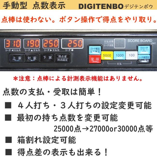 【正規品】 全自動麻雀卓用 点数表示枠 ワインレッド デジテンボウEA 麻雀台 製造メーカー直販 【Z8548775523】(30498円)