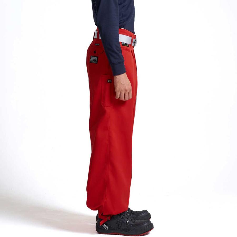 寅壱 寅一 2530シリーズ ロングニッカ 2530-414 アカ レッド エンジ 赤