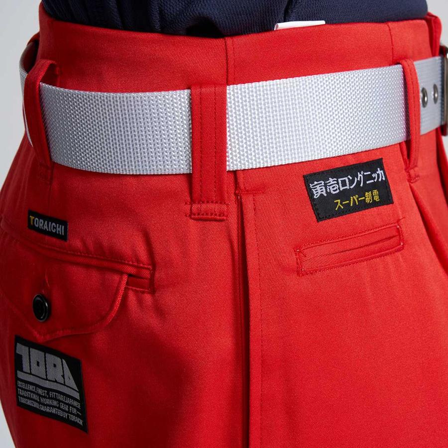 寅壱 寅一 2530シリーズ ロングニッカ 2530-414 アカ レッド