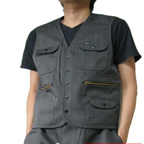 寅壱 作業着 作業服 寅一 ベスト × 超超ロング八分 2530s611418