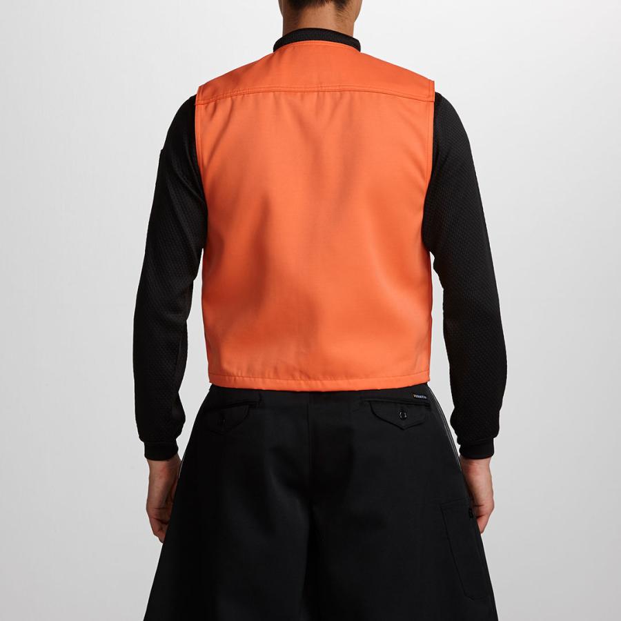 寅壱 作業着 作業服 寅一 ベスト × 超超ロング八分 2530s611418 エンジ
