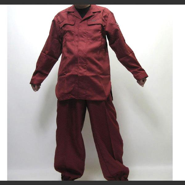 寅壱 寅一 人気の矢羽総柄 作業着 ヒヨクオープン×ロングニッカ セット