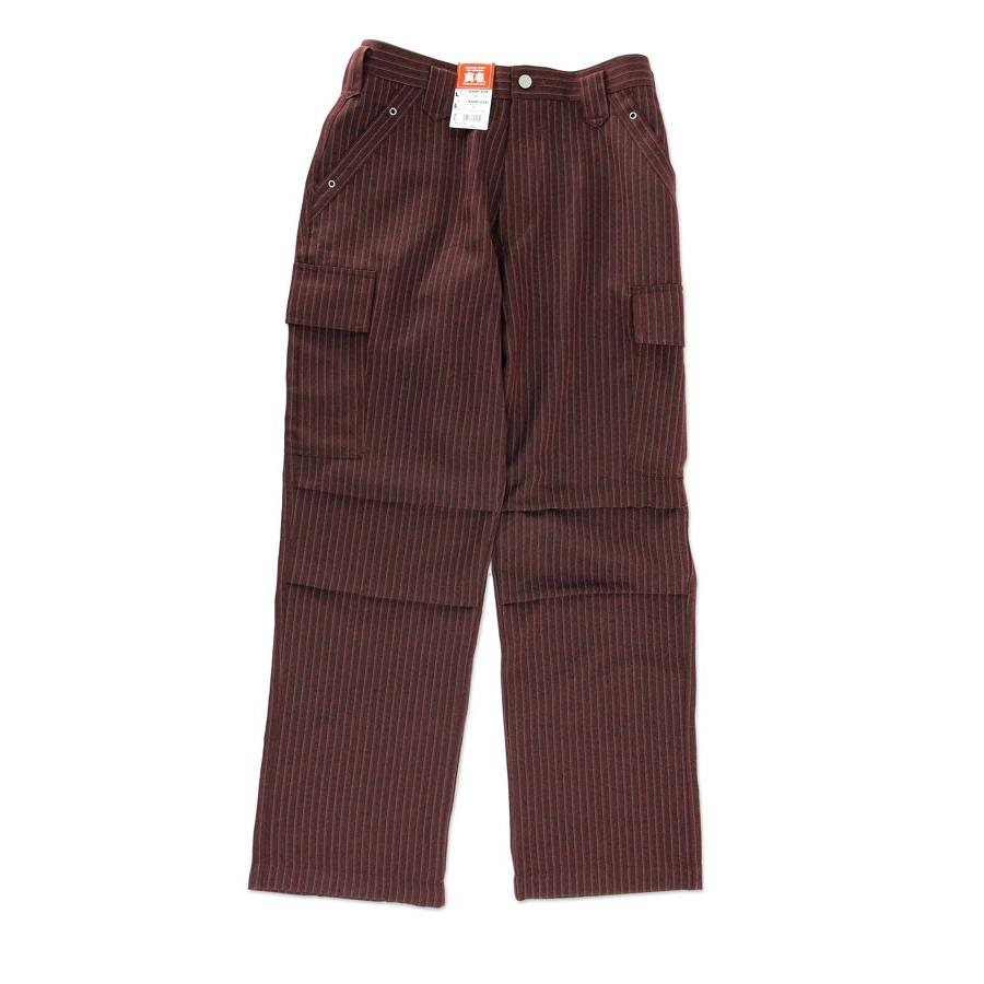 寅壱 寅一 4309シリーズ ストライプ柄 ボトムス カーゴパンツ (4309