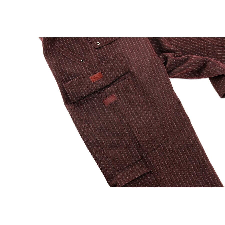 寅壱 寅一 4309シリーズ ストライプ柄 ボトムス カーゴパンツ (4309