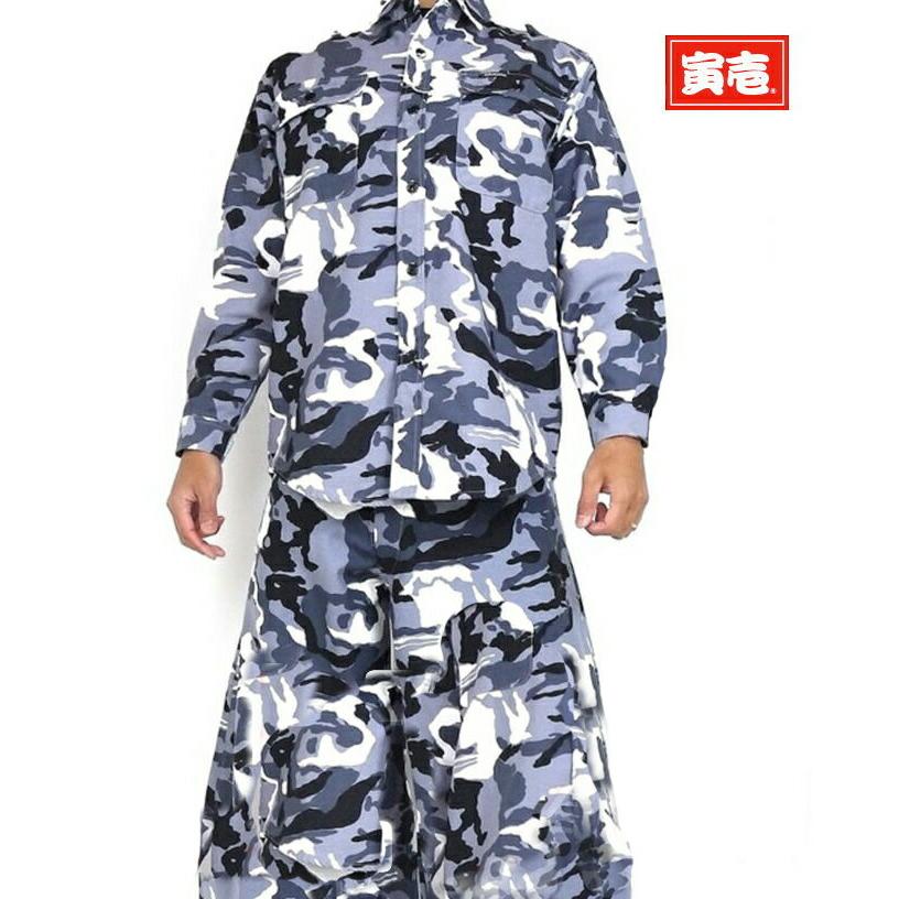 寅壱 寅一 アーミーシャツ × 超超ロング 4441s619418 上下セット 寅壱 寅一 アーミーシャツ × 超超ロング 4441s619418 上下セット