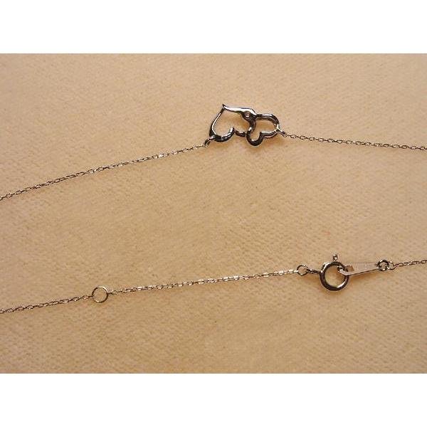 PN375:K18WG ダイヤ プチネックレス : マホガニーホール Yahoo