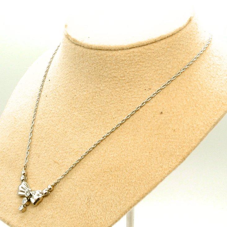 PN580:Pt ダイヤ プチネックレス : マホガニーホール Yahoo!店 - 通販
