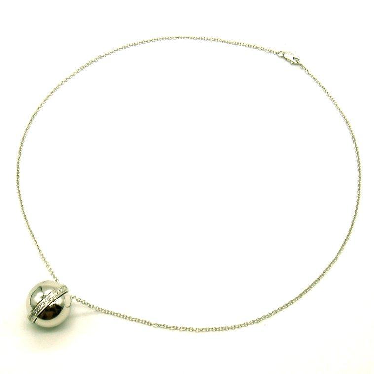 PN593:K18WG ダイヤ プチタイプネックレス : マホガニーホール Yahoo