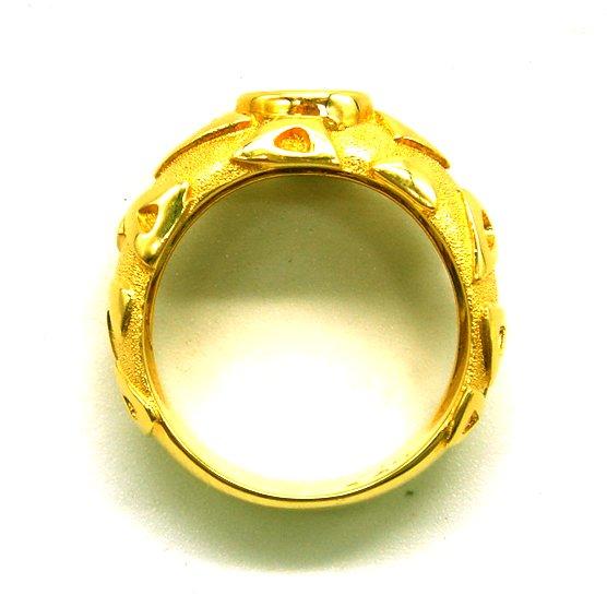 R1036:K18YG サファイア リング（#11.5）の画像