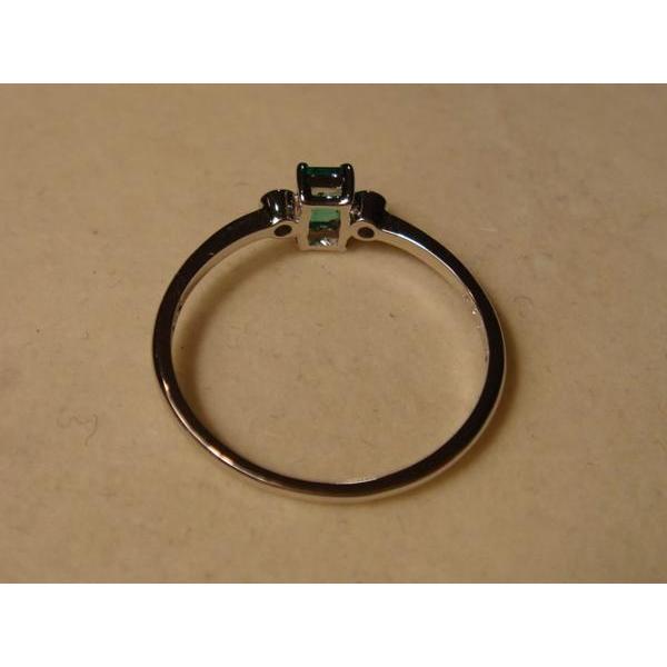 R830:K18WG エメラルド ダイヤ リング （＃12.5） : マホガニーホール