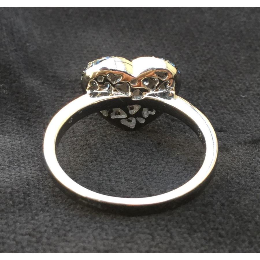 K18wg サファイア　ダイヤ　リング K18WG ロイヤルブルーカラーサファイア ダイヤモンドリング S