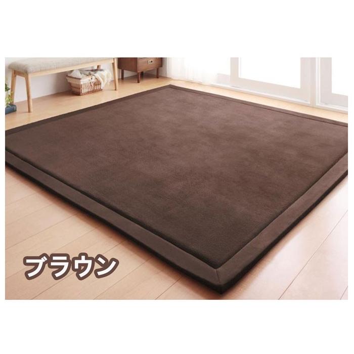 低反発 ラグ 120×200 マイクロファイバー ラグマット 夏用 厚手 洗える