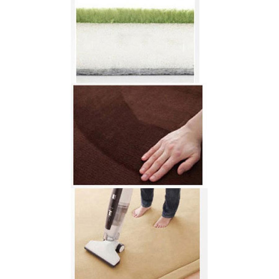 ラグ 200&times;300 低反発 ラグ 厚手 センターラグ 200 300 夏 洗える ラグマット 夏用 おしゃれ 無地 カーペット 3畳 滑り止め マイクロファイバー ラグ 通年 快適