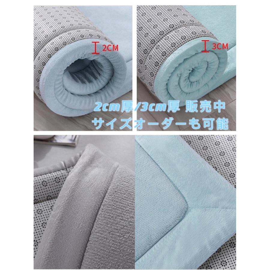 ラグ 160×160 正方形 極厚 30mm 低反発 厚手 ラグマット 洗える
