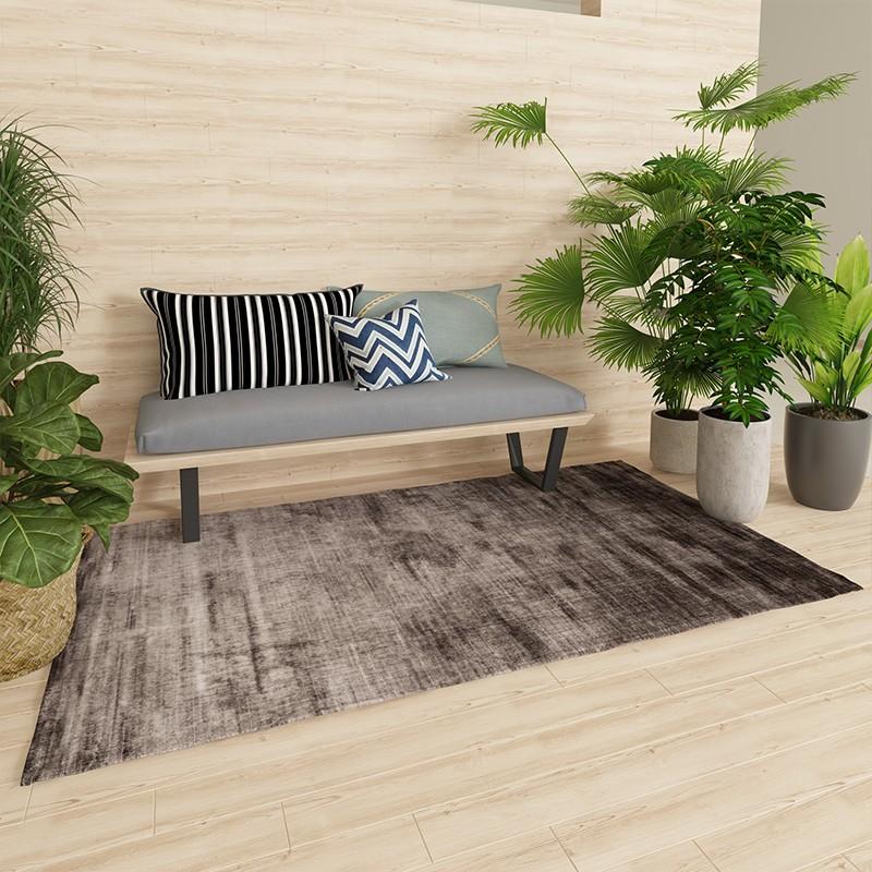 ラグ ハワイアン 140×200 グラデーション ブルー 青 ラグマット 夏用 2