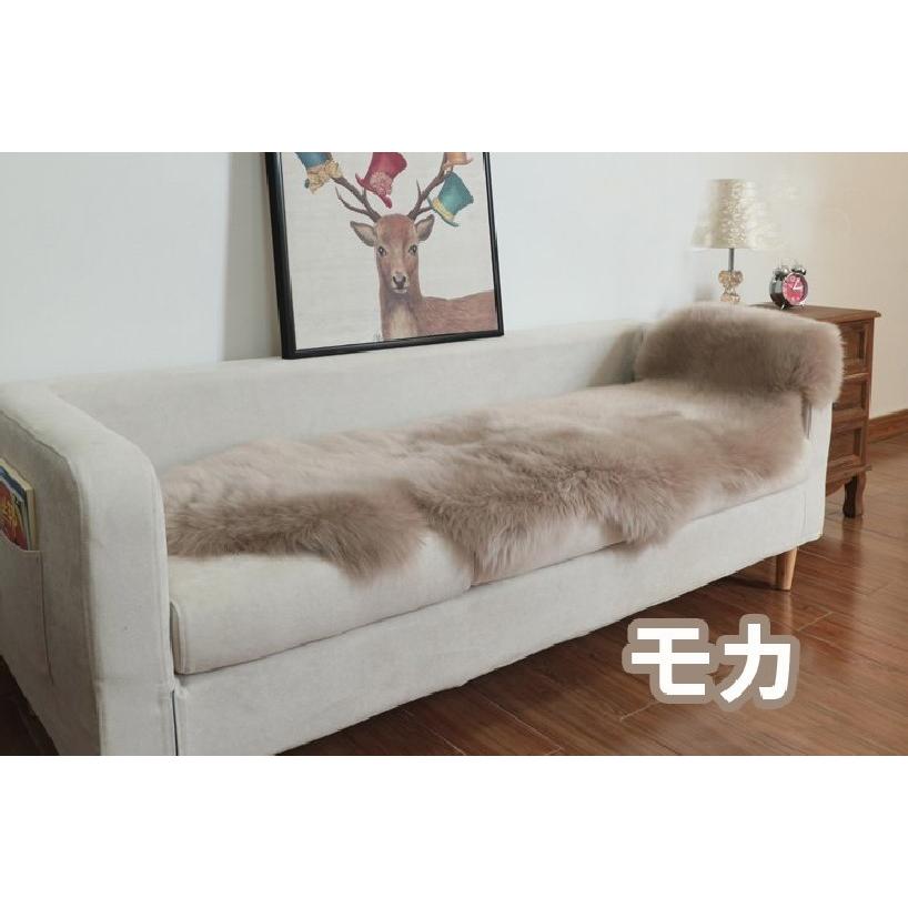 ムートンラグ 1.5匹物 150cm ムートンフリース 原皮 ムートン 天然