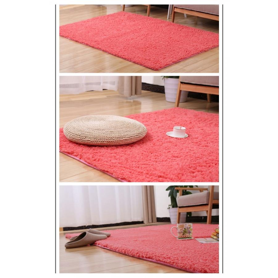 新品！未使用！6畳サイズ☆絨毯・カーペット・ラグ ラグ 185×185 撥水 快適 ムートン風 ラグマット ふわふわ 夏用