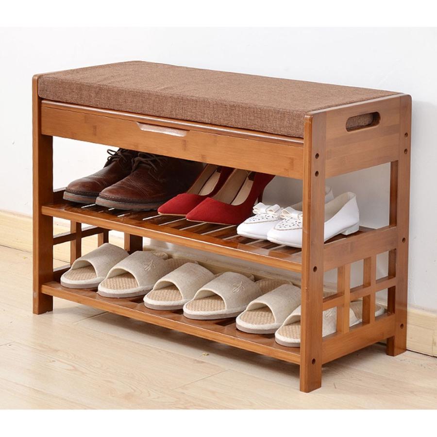 玄関 ベンチ 収納 シューズボックス 幅50 スリム 小型 ラック 収納付
