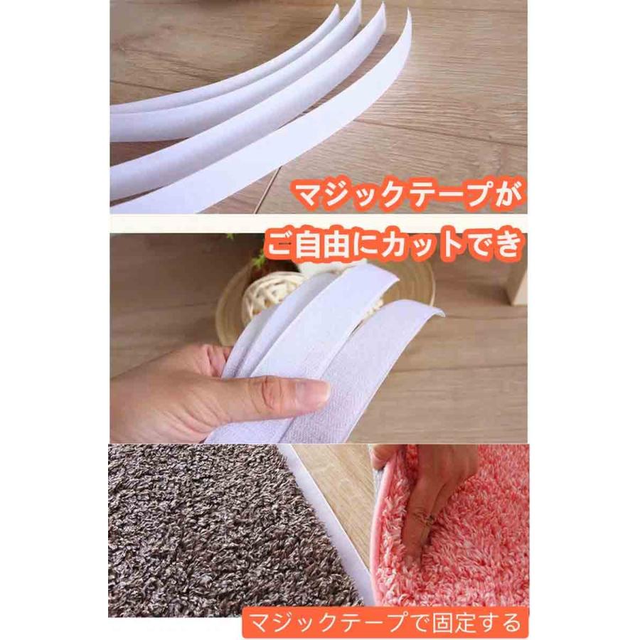 ラグマット　カーペット　ジョイントマット　絨毯　☆ベージュ☆　XLサイズ シャギーラグ ミックス 厚手 2cm ジョイントラグ 洗える