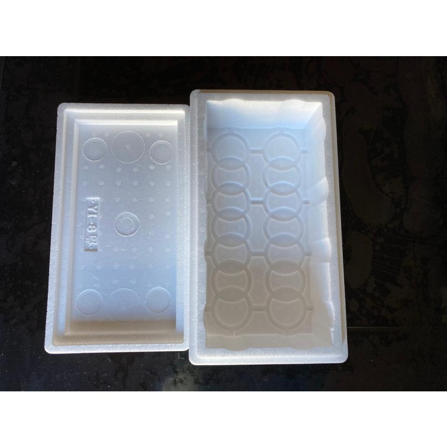 発泡スチロール箱 YI-8 48ケ入り 保冷箱 クーラーボックス アイス