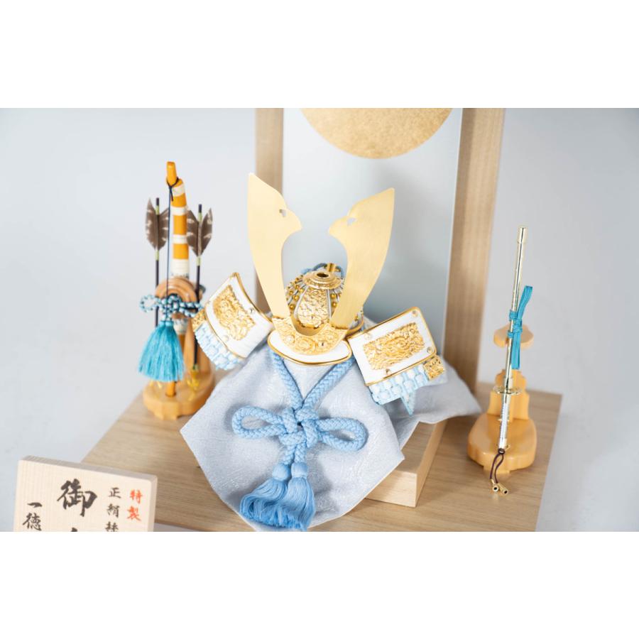 ⭐兜 陶器製 ホワイト置物 大小セット 兜｜ホワイト｜白磁＠鉢の専門店onajimi