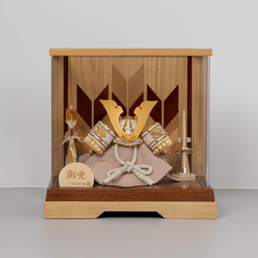 秀慶作 出世兜 ケース飾り 秀慶作 出世兜 ケース飾り