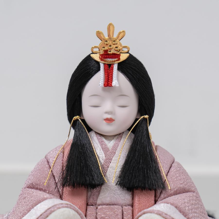 雛人形 お雛様 コンパクト おしゃれ かわいい 木製 人気 心(ここ) 人形