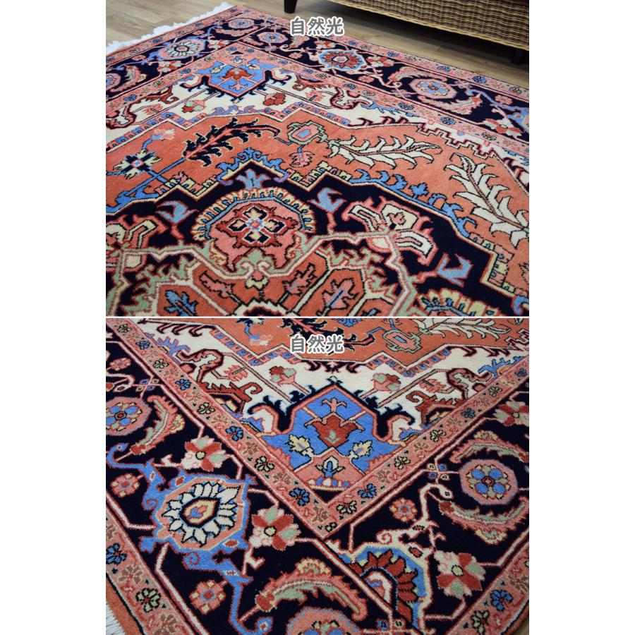 美品 ペルシャ 絨毯 ヘリス 産 縦2m 横2m 4m2 正方形 215 x 202 美品 ペルシャ 絨毯 ヘリス 産 縦2m 横2m 4m2 正方形 215 x 202