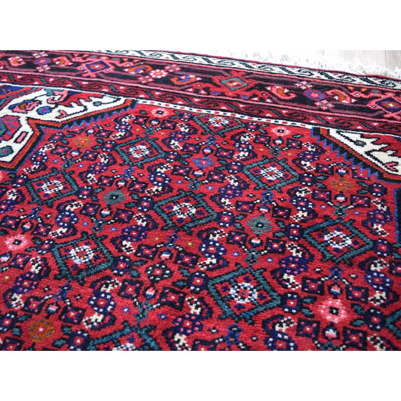 良品 ペルシャ 部族絨毯 ハマダン 縦2m 横1.5m 3m2 〜2帖 205 x 良品 ペルシャ 部族絨毯 ハマダン 縦2m 横1.5m 3m2 〜2帖 205 x