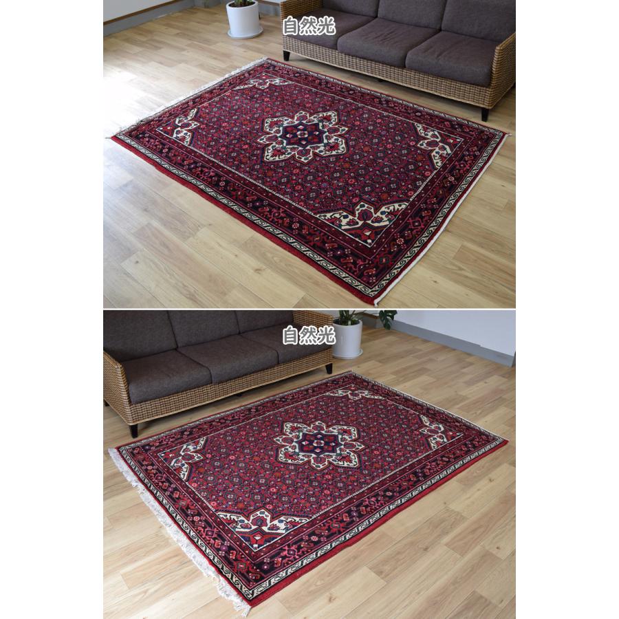良品 ペルシャ 部族絨毯 ハマダン 縦2m 横1.5m 3m2 〜2帖 205 x 良品 ペルシャ 部族絨毯 ハマダン 縦2m 横1.5m 3m2 〜2帖 205 x