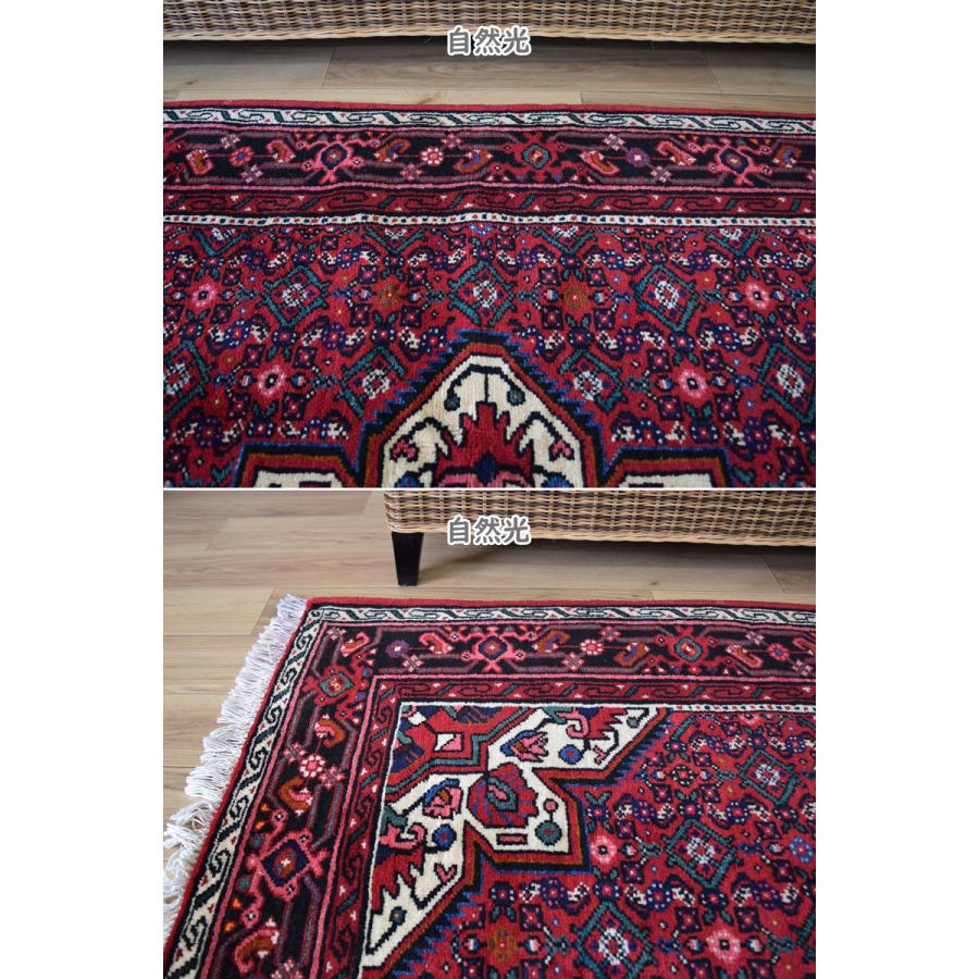 良品 ペルシャ 部族絨毯 ハマダン 縦2m 横1.5m 3m2 〜2帖 205 x 良品 ペルシャ 部族絨毯 ハマダン 縦2m 横1.5m 3m2 〜2帖 205 x