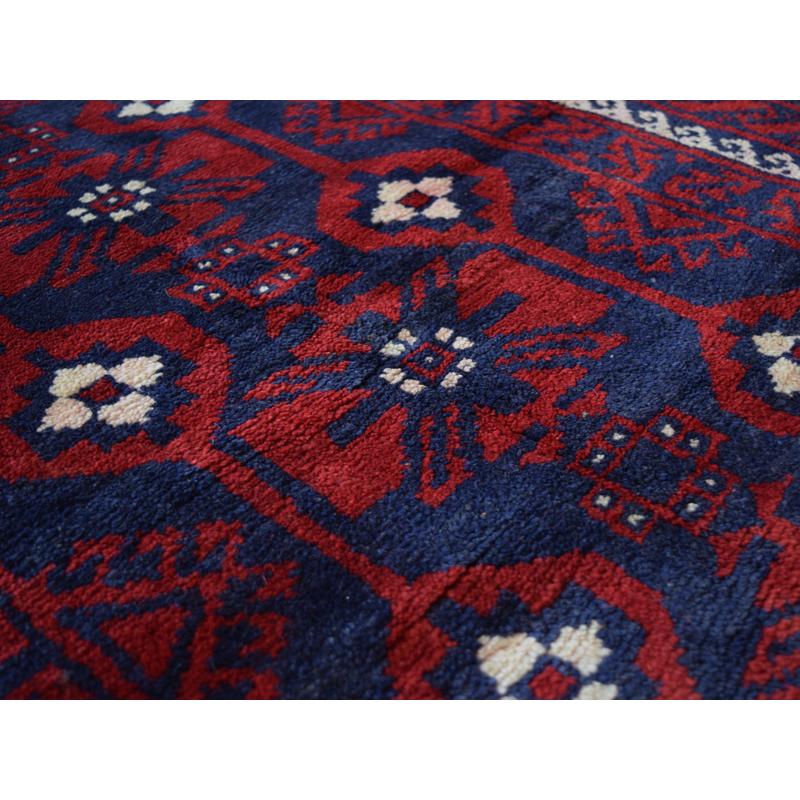 良品 ペルシャ 部族絨毯 バルーチ 縦2.7m 横1.3m 3.5m2 〜3畳 266 x 130 cm No.z190 ウール 手織り ラグ  カーペット
