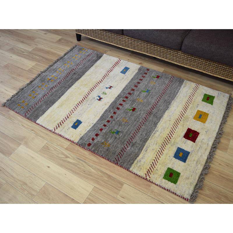 新品 ペルシャ ギャッベ 160 x 102 cm No.1955 縦1.5m 横1m 肉厚 新品 ペルシャ ギャッベ 160 x 102 cm No.1955 縦1.5m 横1m 肉厚