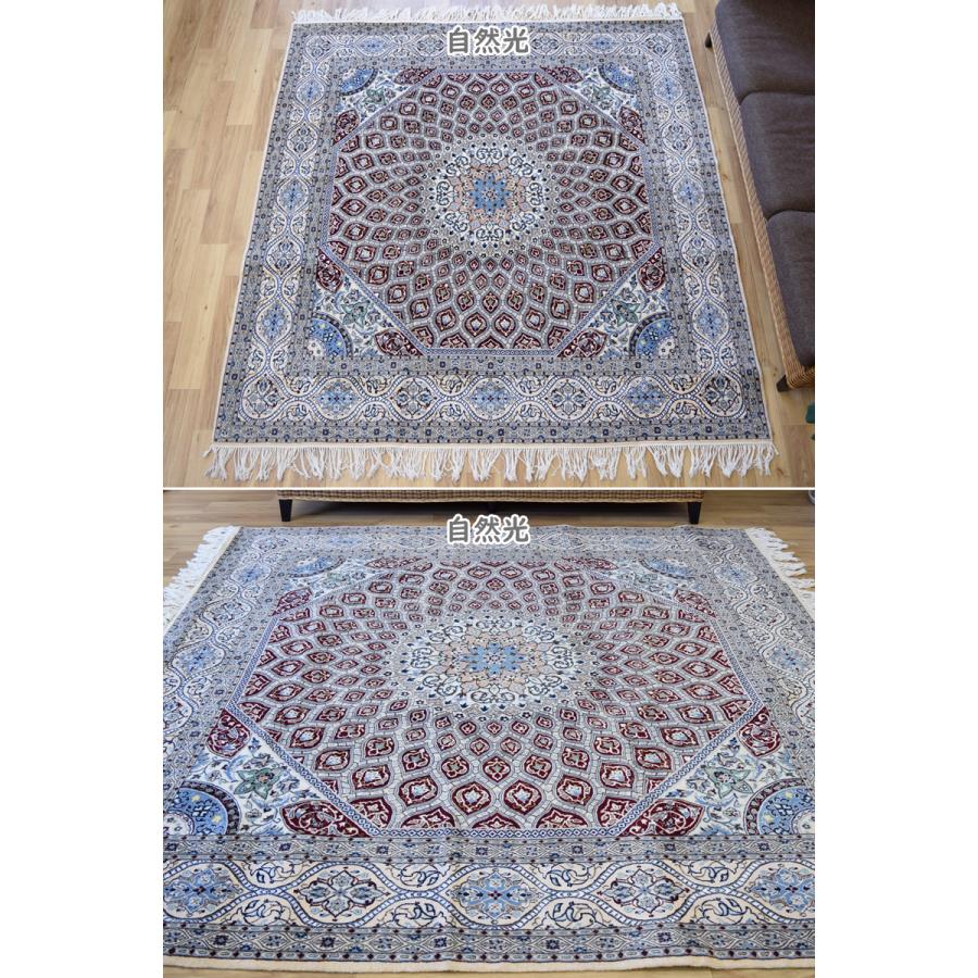 新品 ペルシャ 絨毯 ナイン 6la 210 x 204 cm No.588S 正方形 新品 ペルシャ 絨毯 ナイン 6la 210 x 204 cm No.588S 正方形