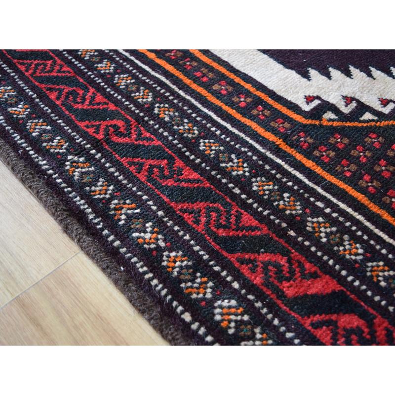 新品 ペルシャ 部族絨毯 バルーチ No.R214 183 x 102 cm 縦2m 横 新品 ペルシャ 部族絨毯 バルーチ No.R214 183 x 102 cm 縦2m 横