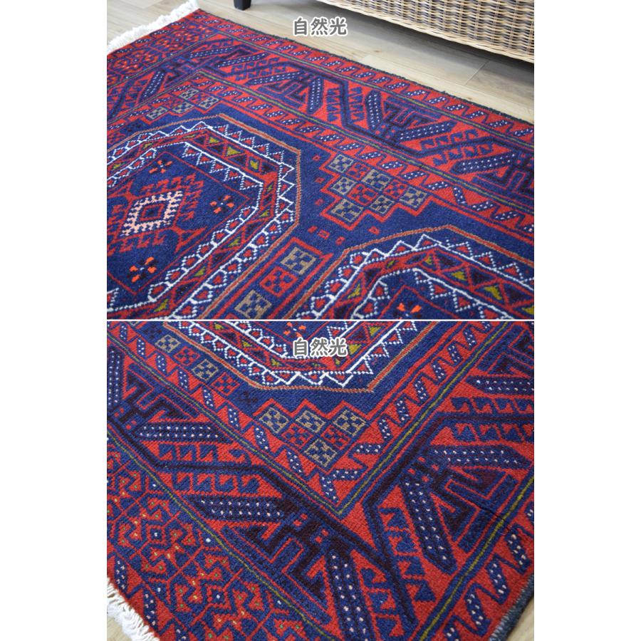 美品 ペルシャ 部族絨毯 バルーチ 縦2m 横1m 2m2 〜2畳程度 No 美品 ペルシャ 部族絨毯 バルーチ 縦2m 横1m 2m2 〜2畳程度 No