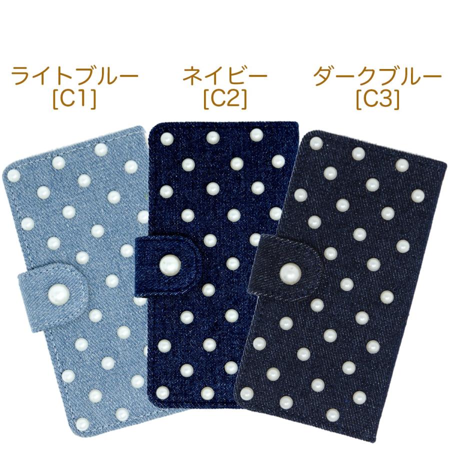 Google Pixel 3 右開き 手帳型 ケース デニム 左利き 3a XL SIMフリー