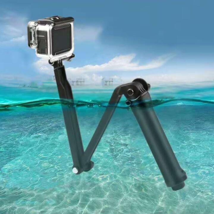 Gopro、アクションカメラ用 三つ折り マルチ セルフィスティック カメラグリップ ストラップ ゴープロ ホルダー 伸長幅20〜52センチ |  | 13
