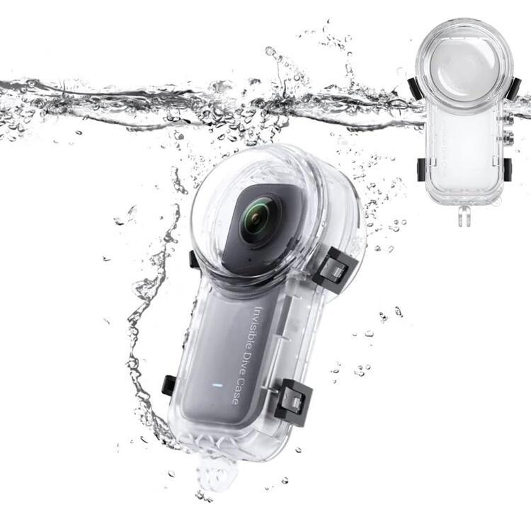 Insta360 X3用 PC素材 防水ケース アダプタ ネジ ネジスパナ 4点