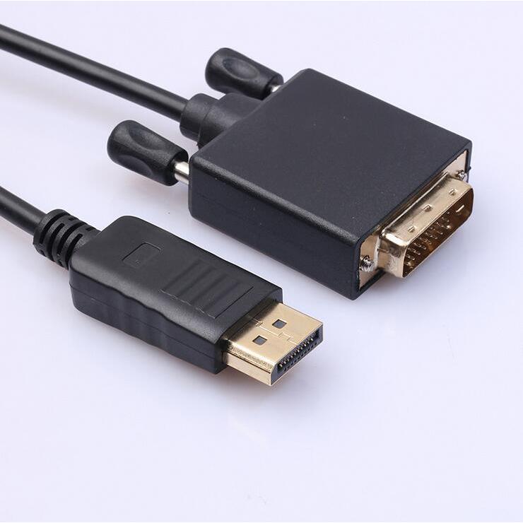 DisplayPort to DVI-D (24+1)ピン 変換ケーブル オス−オス DP-DVI 1.8m  1080P（1920×1200使用不可）｜mahsalink