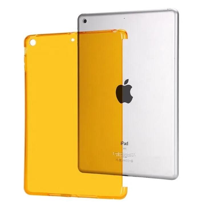iPad 9.7インチ 第5/第6世代用 TPU ソフト バック カバー 半透明 背面ケース 落下防止 スマートカバー オレンジ｜mahsalink｜15