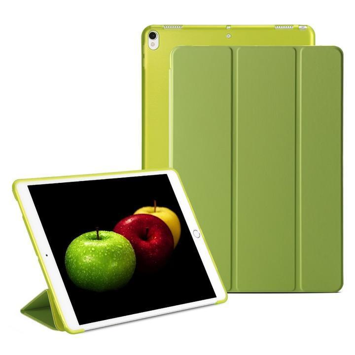 iPad Air初代 2013年版用 三つ折り TPU+PU連体 ソフト スマート カバー ケース 自動休眠 ゴールド｜mahsalink｜13