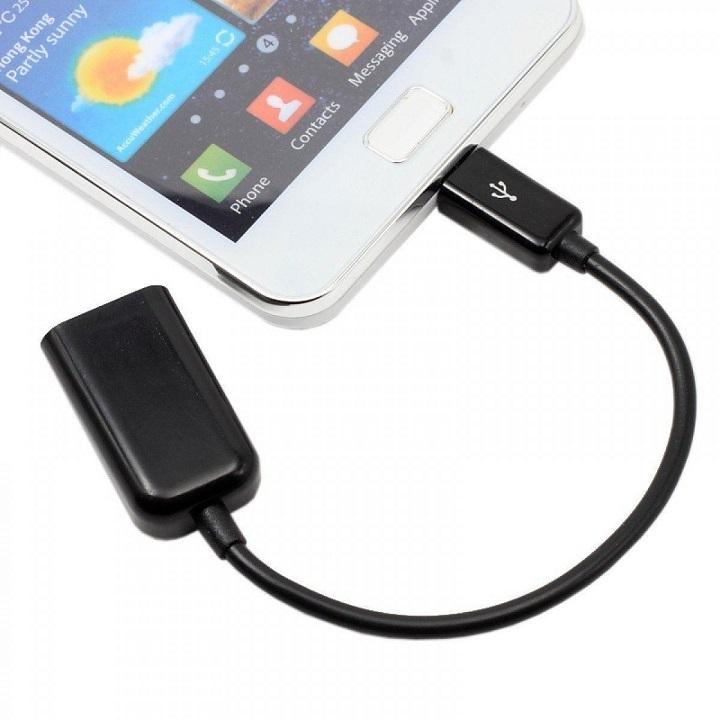 送料無料 Micro USB 5ピン to USB2.0 メス/Mini USB メス OTG アダプタ