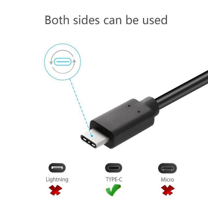 USB3.1タイプ-C 延長ケーブル CM-CF 標準16ピン内蔵 高速充電&同期