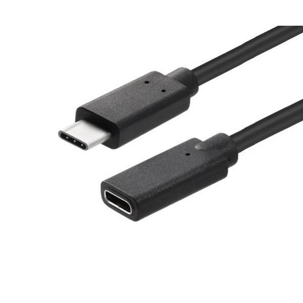 USB3.1タイプ-C M-F オス−メス 延長ケーブル 20cm CM-CF 標準16ピン