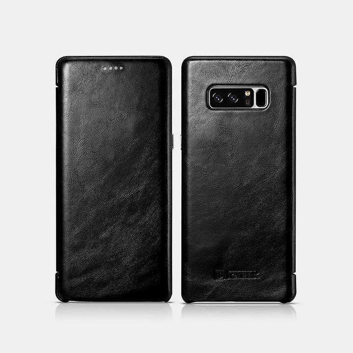 iCARER Galaxy Note9/Note8/Note7(note FE)選択 ノート9/ノート8 本革 手帳型　曲線 エッジ ビンテージ レザー フリップ ケース  Curved Edge G250 ４カラー選択｜mahsalink｜12