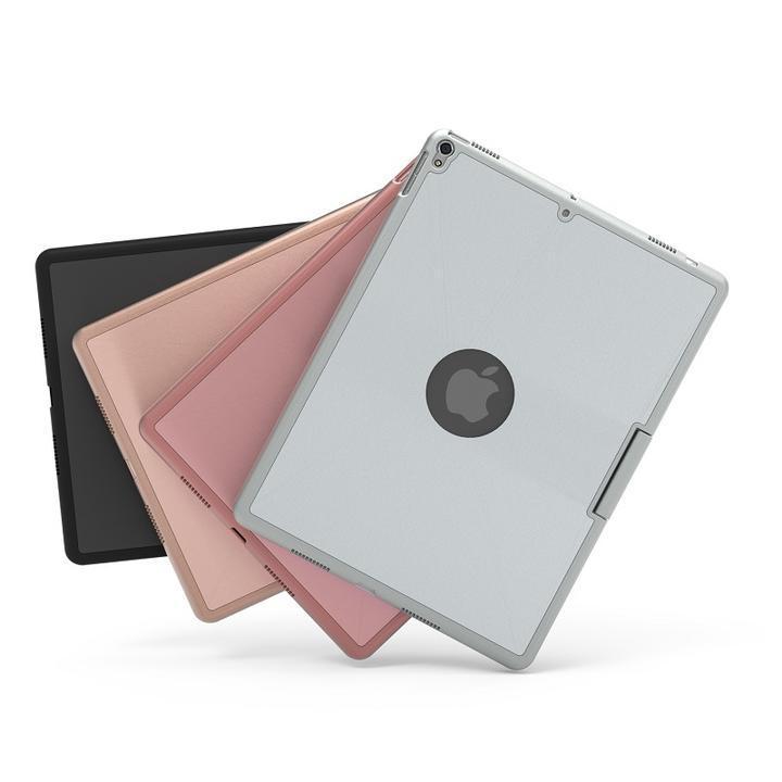 F360 iPad Pro10.5インチ/Air3通用Bluetoothキーボード ハードケース 7カラーバックライト付360度回転 銀｜mahsalink｜18