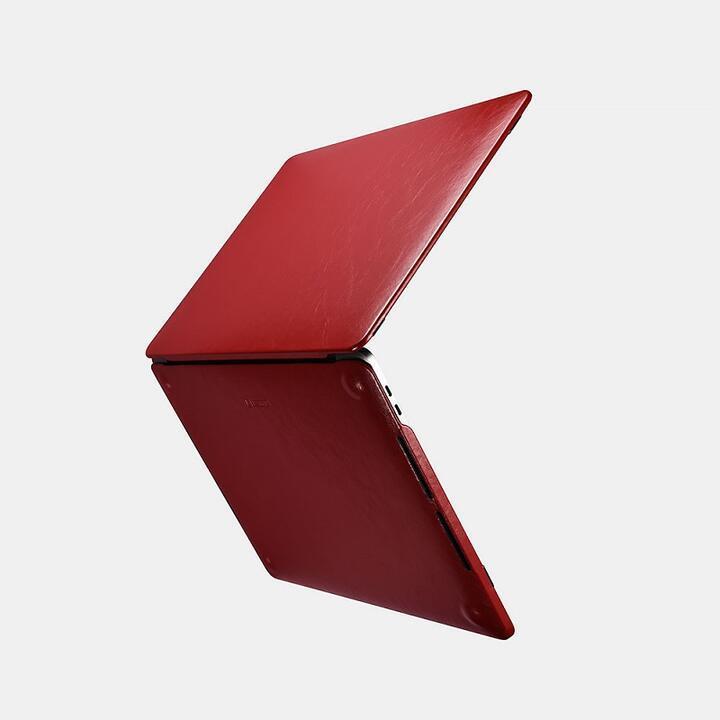 iCARER MacBook Pro13インチ 2020年モデル用 ハンドメイド マイクロファイバー レザー ケース 上下カバー スリム ブラック｜mahsalink｜02