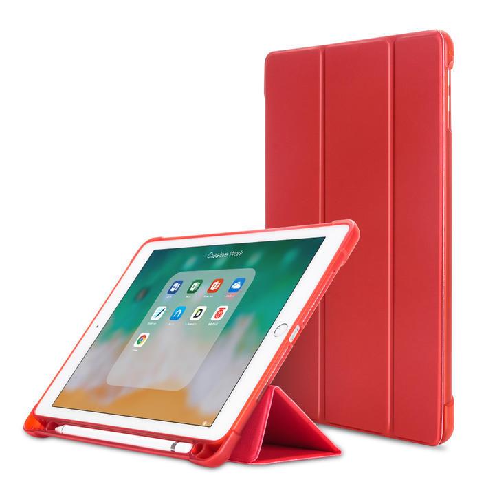 iPad Air3/Pro10.5インチ用 三つ折り TPU+PU連体 保護ケース オートスリープ機能 ペンシル収納付 ローズゴールド｜mahsalink｜14